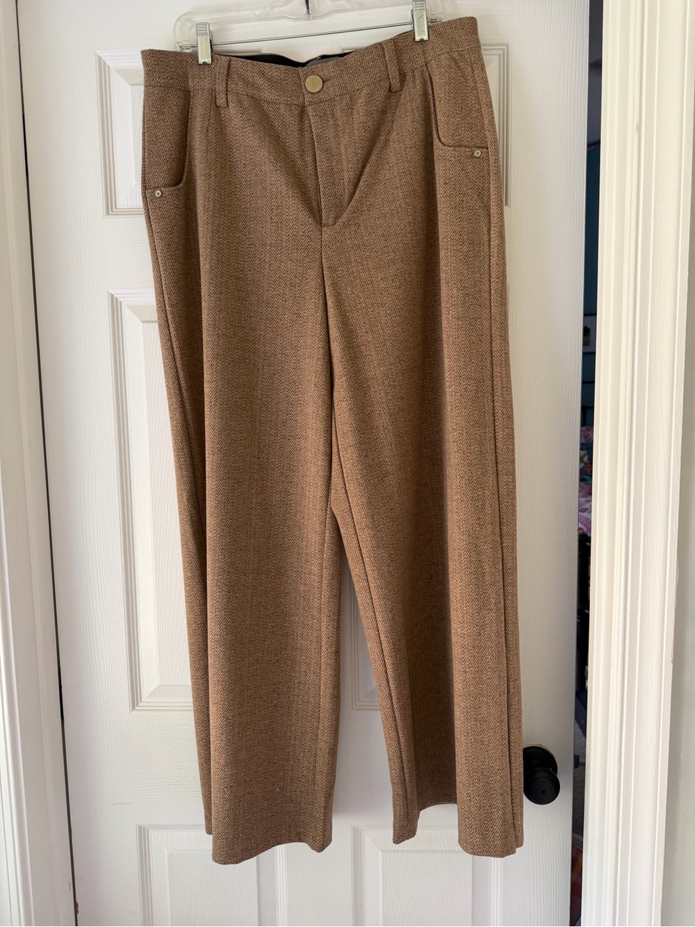 Wit & Wisdom Tan-Brown Wide Leg pants